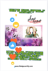 Image 2 of Rainbow Bliss Polymer Clay Beads with Silver Ball Spacers