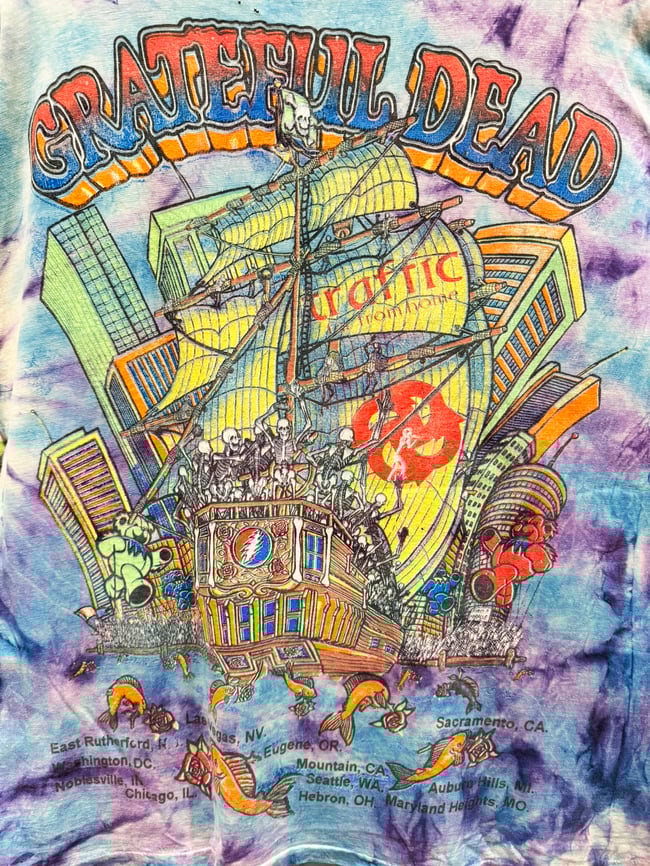 Grateful Dead 1994 Summer Tour Lot T-Shirt - Size XL