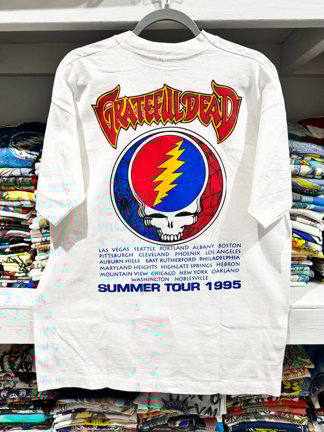 Grateful 1995 Summer Tour Lot T-Shirt - Size XL