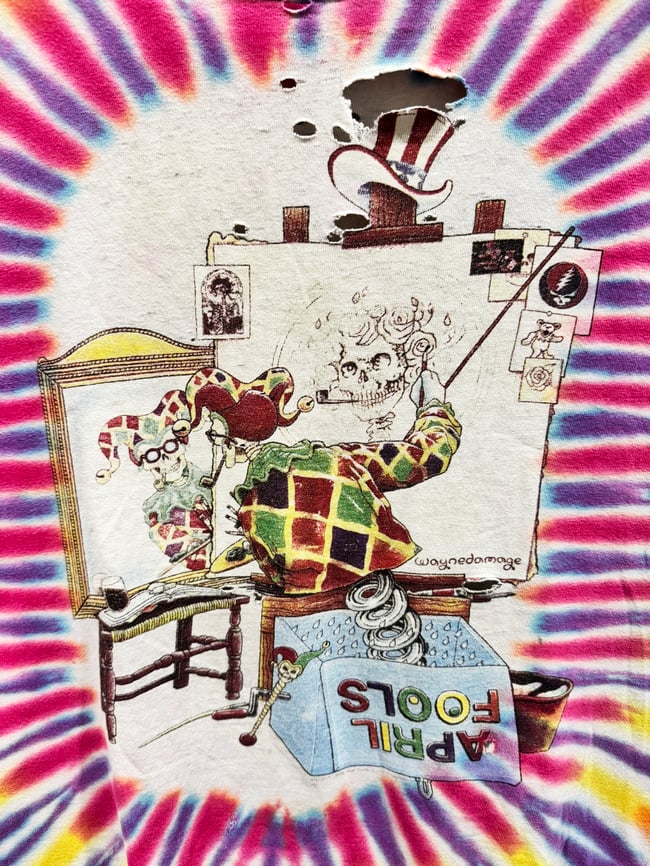 Grateful Dead 1995 April Fools T-Shirt - Size XL
