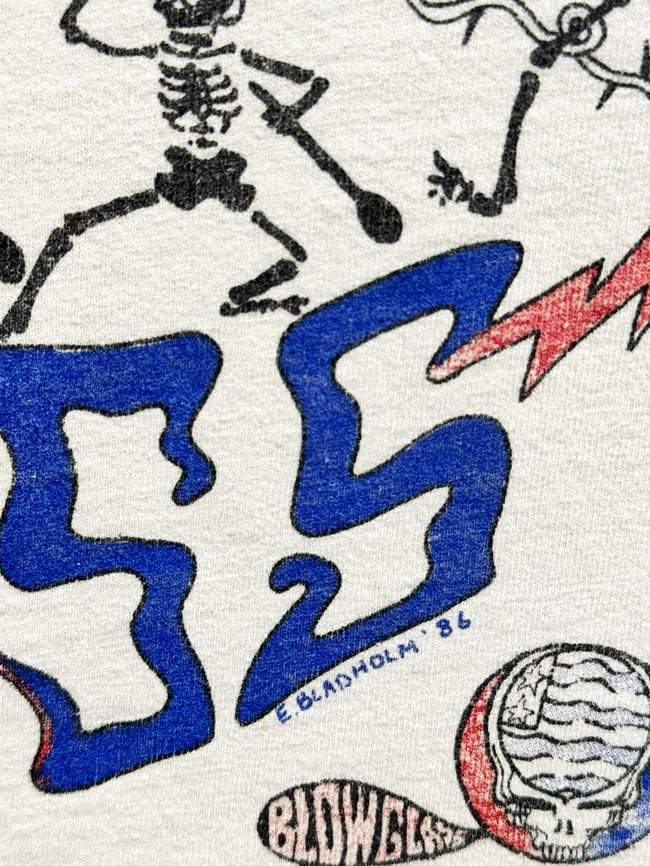 Grateful Dead 1986 California College of Arts and Glass Longsleeve Shirt - Fits M