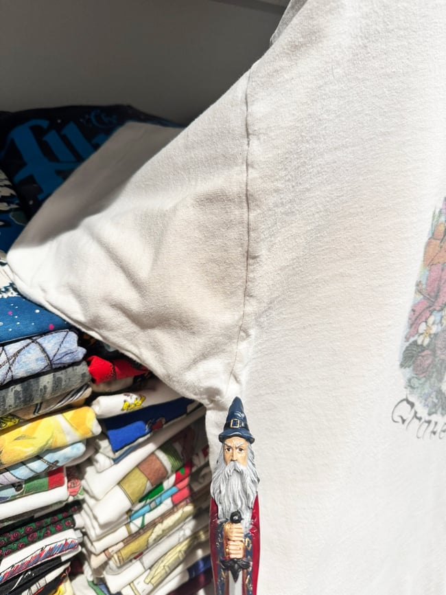 Grateful Dead 1994 Flower Skull T-Shirt - Fits XL