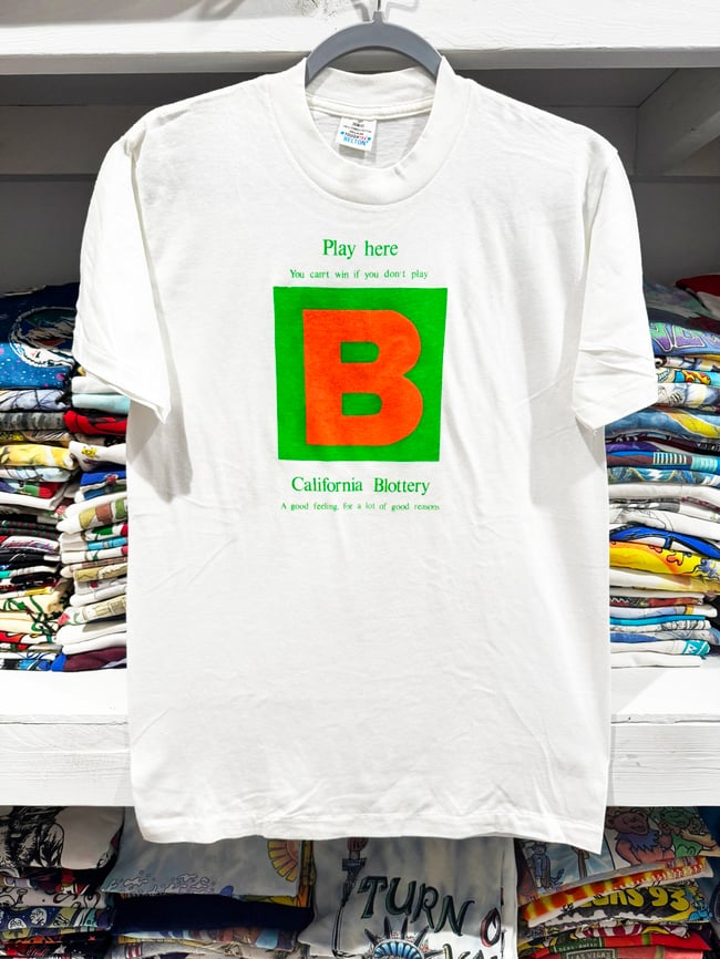 Grateful Dead 80s CA Blottery T-Shirt - Size M