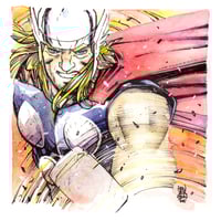 Thor (Watercolor and Ink)