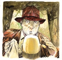 Indy (Watercolor and Ink)