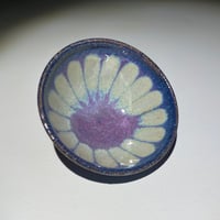 Image 1 of Peach Flambé Dotty #1 - Small Bowl/Ring Dish