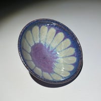 Image 2 of Peach Flambé Dotty #1 - Small Bowl/Ring Dish