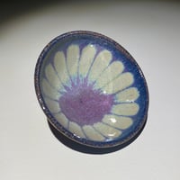 Image 3 of Peach Flambé Dotty #1 - Small Bowl/Ring Dish