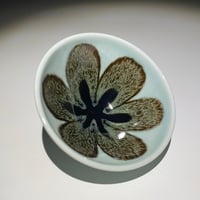 Image 1 of Mint/Tenmoku Lily #2 - Small Bowl/Ring Dish
