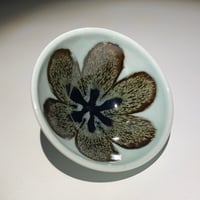 Image 1 of Mint/Tenmoku Lily #1 - Small Bowl/Ring Dish