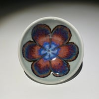 Image 4 of Mint/Red/Blue Rust Lily #1 - Small Bowl/Ring Dish