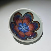 Image 2 of Mint/Red/Blue Rust Lily #1 - Small Bowl/Ring Dish