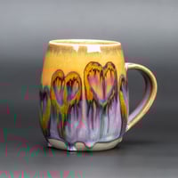 Image 1 of Rainbow Melting Hearts - Tulip Mug