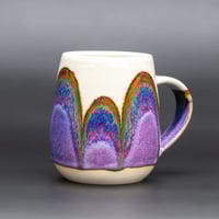 Image 3 of Purple Rainbow/Rust Arches - Tulip Mug