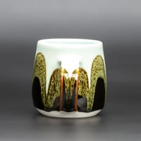 Image 2 of Mint/Tenmoku Arches - Tulip Mug