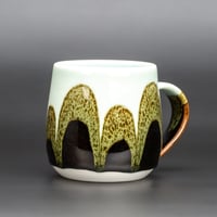 Image 3 of Mint/Tenmoku Arches - Tulip Mug