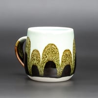 Image 1 of Mint/Tenmoku Arches - Tulip Mug