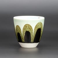 Image 2 of Mint/Tenmoku Arches - Demitasse/Espresso