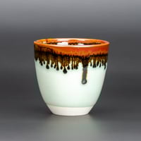 Image 2 of Mint/Iron Rivulet #1 - Demitasse/Espresso