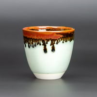 Image 1 of Mint/Iron Rivulet #1 - Demitasse/Espresso