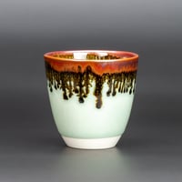 Image 2 of Mint/Iron Rivulet #2 - Demitasse/Espresso
