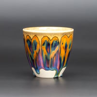 Image 2 of Drippy Rainbow Melting Hearts #2 - Demitasse/Espresso