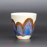 Image 1 of Blue/Rust Arches - Demitasse/Espresso