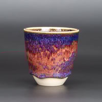 Image 2 of Mottled Blue/Red Drippy - Espresso/Demitasse