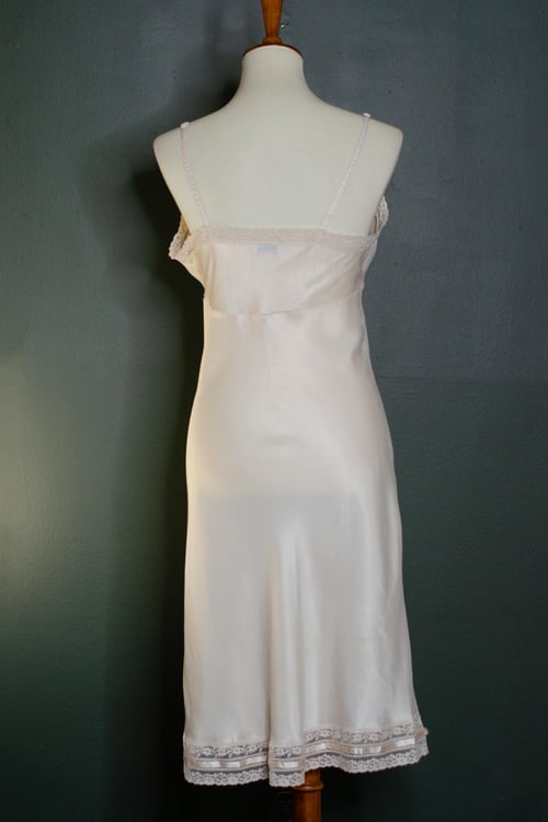 Image of Vintage Cream Christion Dior Satin Slip