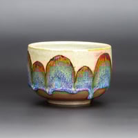 Image 1 of Blue/Rust Arches - Large Teabowl