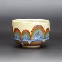 Image 2 of Blue/Rust Arches - Large Teabowl