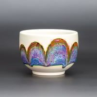 Image 1 of Blue/Rust Arches #1 - Teabowl