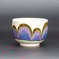 Image 2 of Blue/Rust Arches #1 - Teabowl