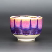 Image 1 of Peach Flambé Waves - Teabowl