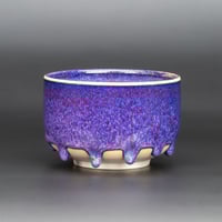 Image 1 of Magenta/Purple Flambé Drippy - Teabowl