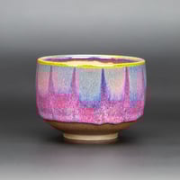 Image 2 of Magenta/Flambé Waves - Large Teabowl