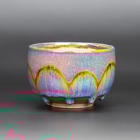 Image 2 of Purple/Vert/Rust Arches - Teabowl