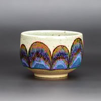 Image 1 of Sage/Blue Rust Arches #2 -  Medium Teabowl