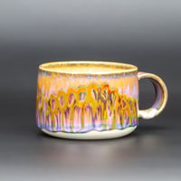 Image 2 of Rainbow Hoops - Low Mug