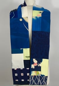 Image 2 of Blue Squared Scarf