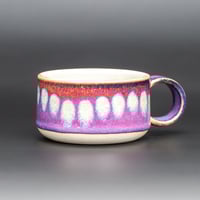 Image 2 of Sunset Purple Dotty - Low Mug