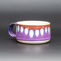 Image 1 of Sunset Purple Dotty - Low Mug
