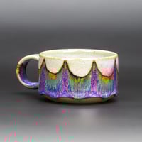 Image 3 of Rainbow/Rust Waves - Low Mug