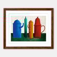 Image 1 of Nicolas Party - Still Life with an Empty Bottle, Giclee Print, Contemporary Art Poster