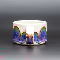 Image 2 of Purple/Rainbow/Rust Arches #1 - Low Mug