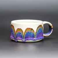 Image 3 of Purple/Rainbow/Rust Arches #2 - Low Mug