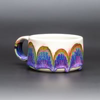 Image 1 of Purple/Rainbow/Rust Arches #2 - Low Mug