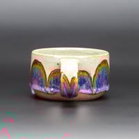 Image 2 of Purple/Rainbow/Rust Arches #3 - Low Mug