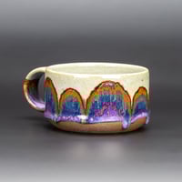 Image 3 of Purple/Rainbow/Rust Arches #3 - Low Mug