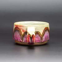 Image 2 of Magenta Flambé/Rust Arches - Low Mug